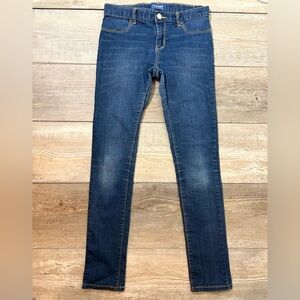 Old Navy Girls Size 12 Rockstar Skinny Jeans Medium Wash Stretch